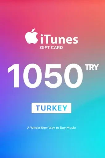 Apple iTunes 1050 TRY Gift Card (Turkey) - Digital Key