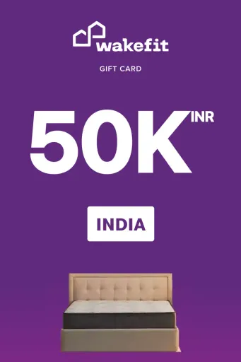 Product Image - Wakefit 50000 INR Gift Card (India) - Digital Key