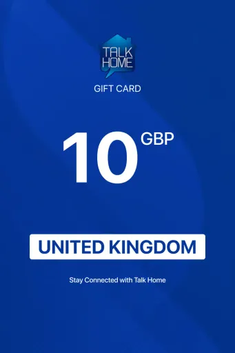 Talk Home Mobile 10 GBP Gift Card (United Kingdom) - Digital Key