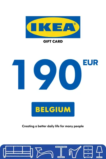 IKEA 190 EUR Gift Card (Belgium) - Digital Key