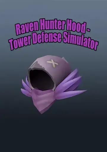 Roblox - Raven Hunter Hood - Tower Defense Simulator DLC (Global) (PC) - Roblox - Digital Key
