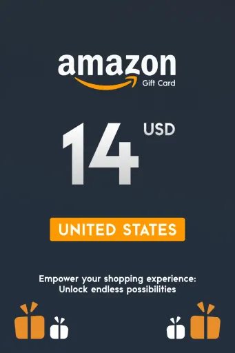 Amazon 14 USD Gift Card (United States) - Digital Key