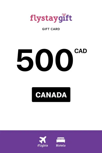 Flystay Gift 500 CAD Gift Card (Canada) - Digital Key