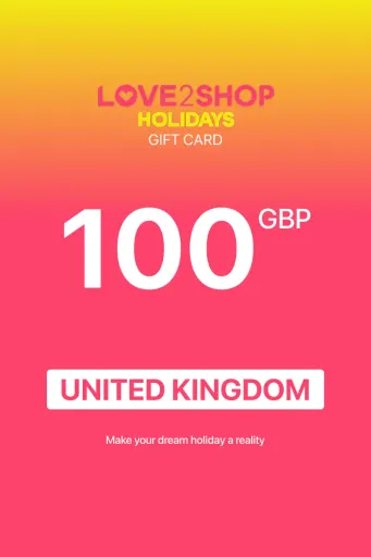 Love2Shop Holidays 100 GBP Gift Card (United Kingdom) - Digital Key