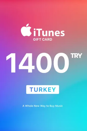 Apple iTunes 1400 TRY Gift Card (Turkey) - Digital Key