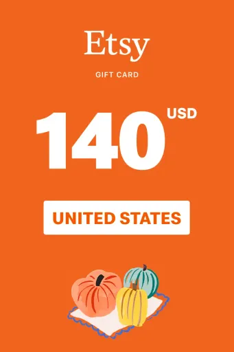 Etsy 140 USD Gift Card (United States) - Digital Key