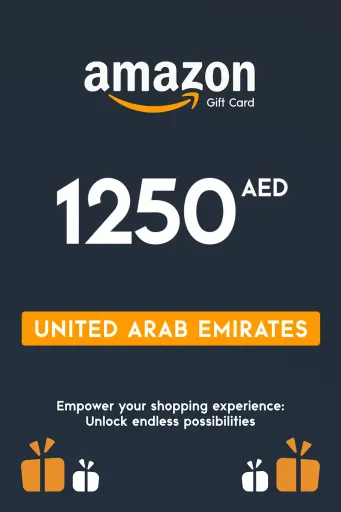 Amazon 1250 AED Gift Card (United Arab Emirates) - Digital Key