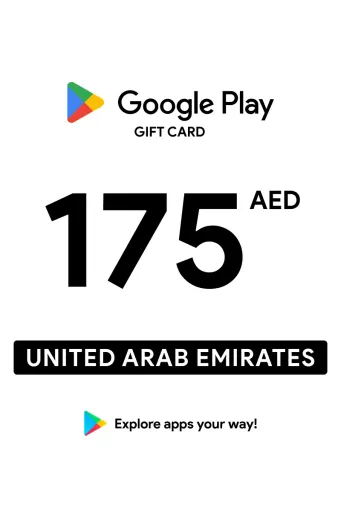 Google Play 175 AED Gift Card (United Arab Emirates) - Digital Key