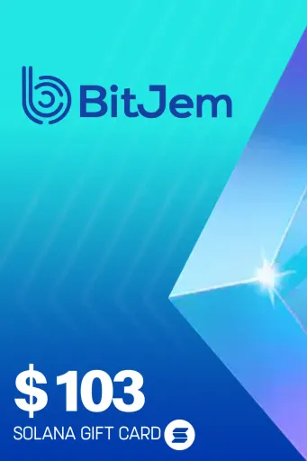 BitJem (SOL) 103 USD Crypto Gift Card (Global) - Digital Key