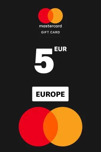Prepaid Virtual Mastercard 5 EUR Gift Card (Europe) - Digital Key