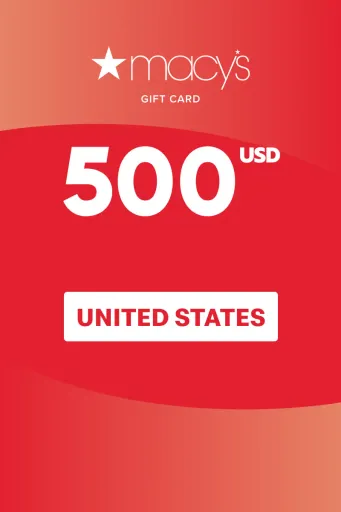 Macy's 500 USD Gift Card (United States) - Digital Key