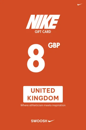 Nike 8 GBP Gift Card (United Kingdom) - Digital Key
