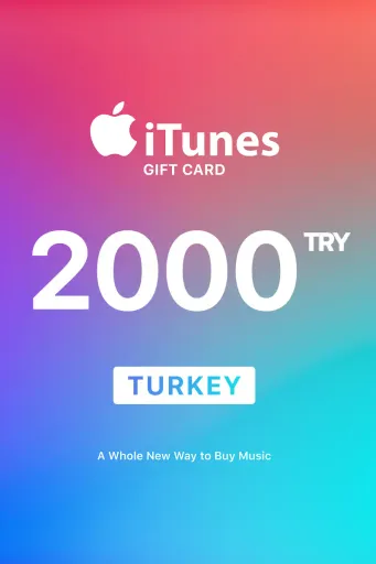 Apple iTunes 2000 TRY Gift Card (Turkey) - Digital Key