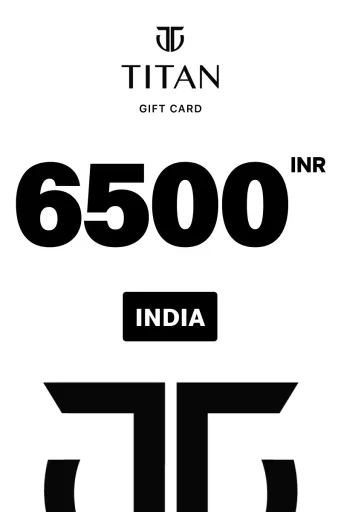 Titan 6500 INR Gift Card (India) - Digital Key