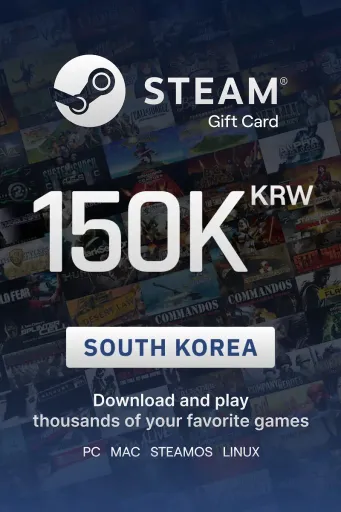 Steam Wallet 150000 KRW Gift Card (South Korea) - Digital Key