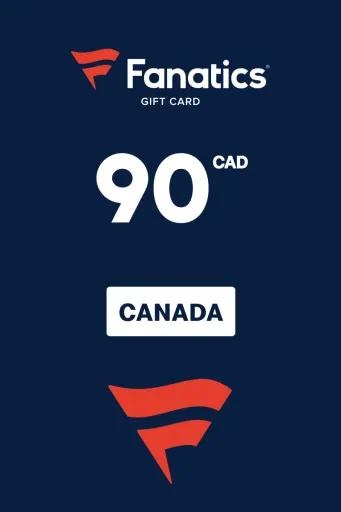 Fanatics 90 CAD Gift Card (Canada) - Digital Key