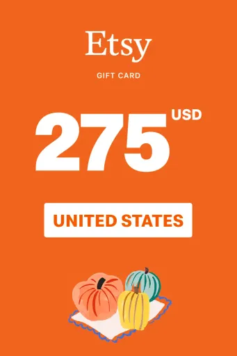 Etsy 275 USD Gift Card (United States) - Digital Key