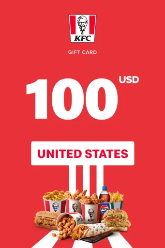 Product Image - KFC 100 USD Gift Card (United States) - Digital Key
