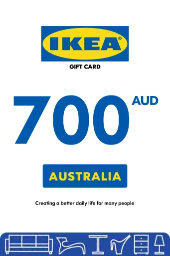 IKEA 700 AUD Gift Card (Australia) - Digital Key