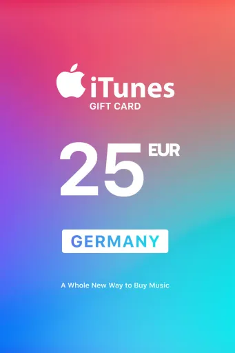 Apple iTunes 25 EUR Gift Card (Germany) - Digital Key