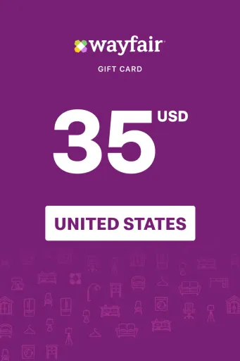 Wayfair 35 USD Gift Card (United States) - Digital Key