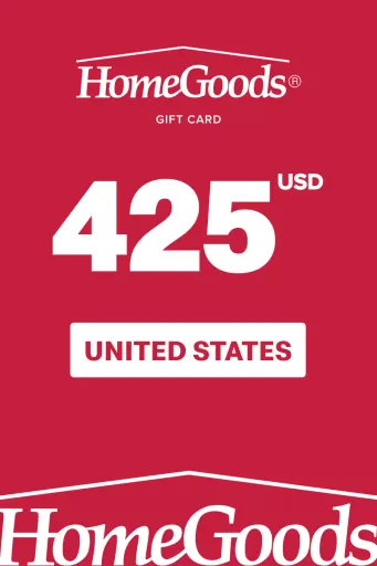 Homegoods 425 USD Gift Card (United States) - Digital Key