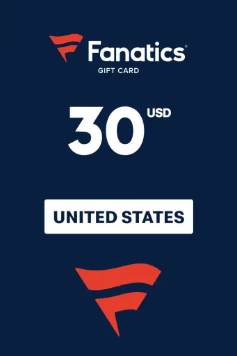 Fanatics 30 USD Gift Card (United States) - Digital Key