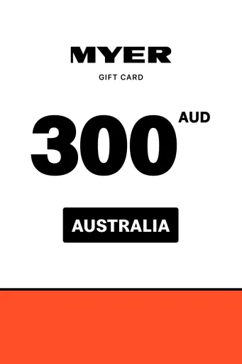 Myer 300 AUD Gift Card (Australia) - Digital Key