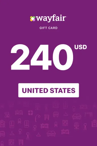 Wayfair 240 USD Gift Card (United States) - Digital Key