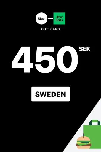 Uber & Uber Eats 450 SEK Gift Card (Sweden) - Digital Key