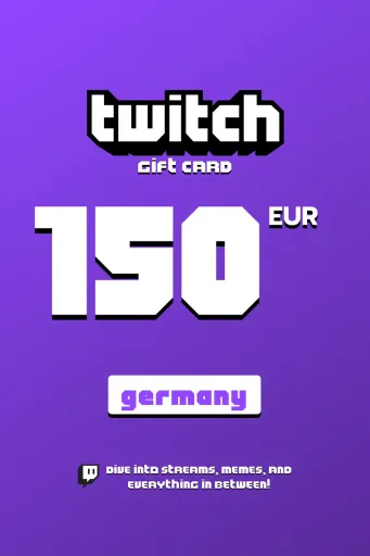 Product Image - Twitch 150 EUR Gift Card (Germany) - Digital Key