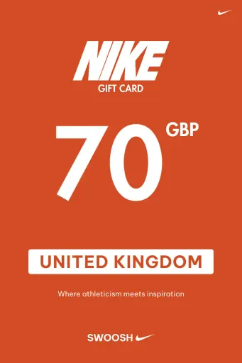Nike 70 GBP Gift Card (United Kingdom) - Digital Key