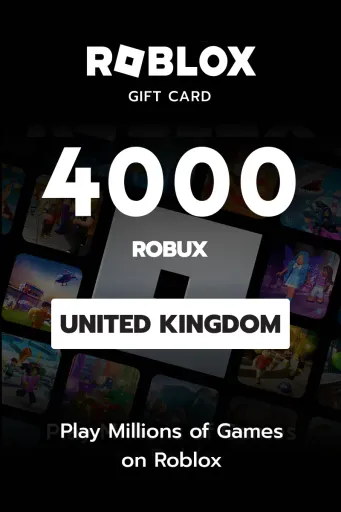Roblox 4000 Robux (United Kingdom) - Digital Key
