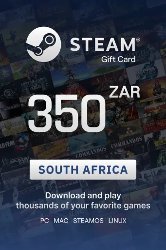 Steam Wallet 350 ZAR Gift Card (South Africa) - Digital Key