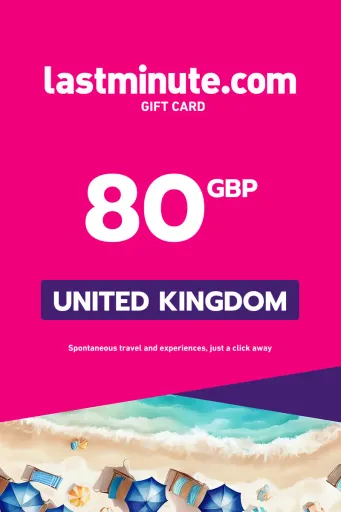 lastminute.com 80 GBP Gift Card (United Kingdom) - Digital Key