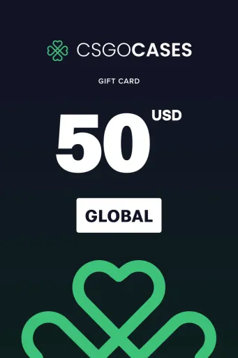 CsgoCases.com 50 USD Gift Card (Global) - Digital Key