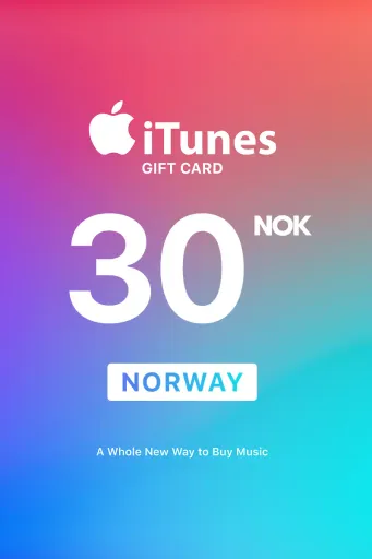 Apple iTunes 30 NOK Gift Card (Norway) - Digital Key
