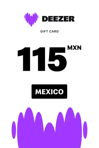 Deezer 115 MXN Gift Card (Mexico) - Digital Key
