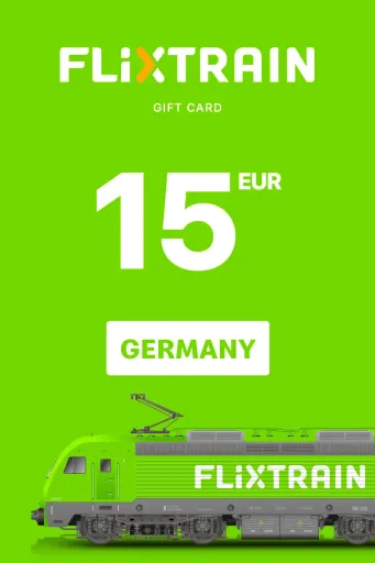 FlixTrain 15 EUR Gift Card (Germany) - Digital Key
