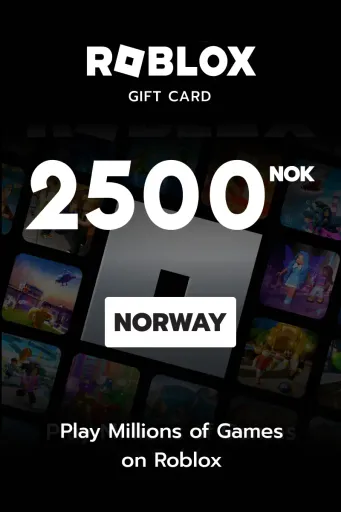 Roblox 2500 NOK Gift Card (Norway) - Digital Key