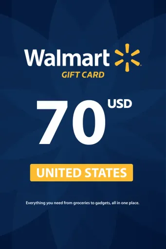 Walmart 70 USD Gift Card (United States) - Digital Key