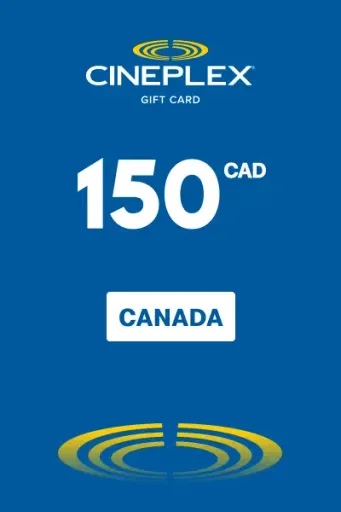 Cineplex 150 CAD Gift Card (Canada) - Digital Key