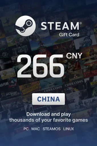 Steam Wallet 266 CNY Gift Card (China) - Digital Key