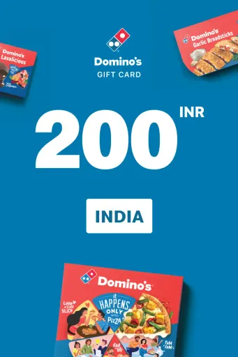 Dominos Pizza 200 INR Gift Card (India) - Digital Key