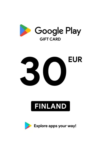 Google Play 30 EUR Gift Card (Finland) - Digital Key