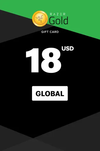 Razer Gold 18 USD Gift Card (Global) - Digital Key