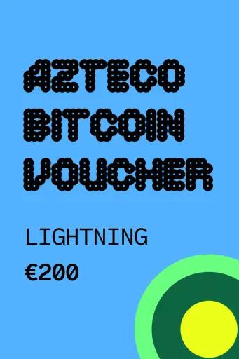 Azteco Bitcoin Lightning Voucher 200 EUR Gift Card (Global) - Digital Key