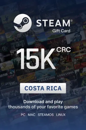 Steam Wallet 15000 CRC Gift Card (Costa Rica) - Digital Key