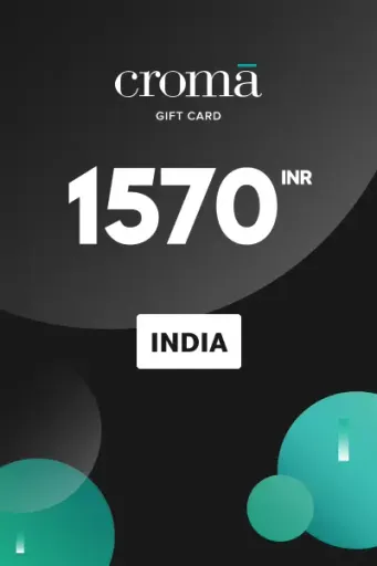 Product Image - Croma 1570 INR Gift Card (India) - Digital Key