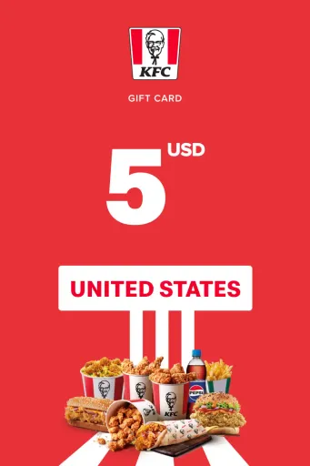 Product Image - KFC 5 USD Gift Card (United States) - Digital Key